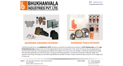 Desktop Screenshot of bhukhanvala.in