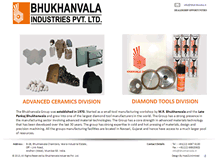 Tablet Screenshot of bhukhanvala.in